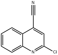 2-氯-4-氰基喹啉 结构式