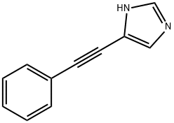 1H-IMIDAZOLE, 4-(PHENYLETHYNYL)- (9CI) 结构式