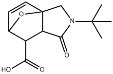 3-TERT-BUTYL-4-OXO-10-OXA-3-AZA-TRICYCLO[5.2.1.0(1,5)]DEC-8-ENE-6-CARBOXYLIC ACID Struktur