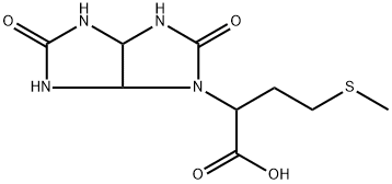 2-(2,5-DIOXO-HEXAHYDRO-IMIDAZO[4,5-D]IMIDAZOL-1-YL)-4-METHYLSULFANYL-BUTYRIC ACID Structure