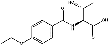 2-(4-ETHOXY-BENZOYLAMINO)-3-HYDROXY-BUTYRIC ACID Structure