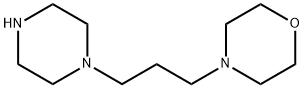 1-(3-モルホリノプロピル)ピペラジン 化学構造式