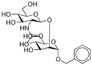 PhenylMethyl 2-O-[2-(AcetylaMino)-2-deoxy-D-glucopyranosyl]-α-D-Mannopyranoside Struktur