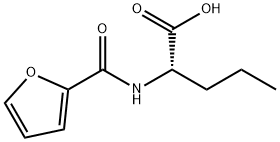 2-[(FURAN-2-CARBONYL)-AMINO]-PENTANOIC ACID 化学構造式
