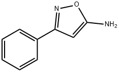 3-フェニルイソオキサゾール-5-アミン 化学構造式