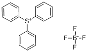 三苯基锍四氟硼酸盐, 437-13-8, 结构式