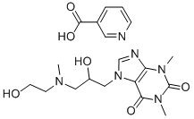 烟酸占替诺,437-74-1,结构式