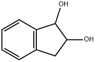 1,2-ジヒドロキシインダン 化学構造式