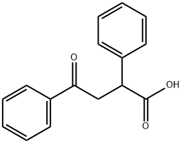 4-氧代-2,4-二(苯基)丁酸, 4370-96-1, 结构式