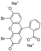 disodium 2-(4,5-dibromo-6-oxido-3-oxoxanthen-9-yl)benzoate Struktur