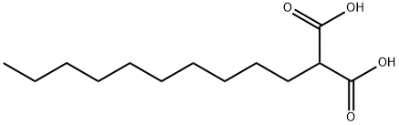 デシルプロパン二酸 化学構造式