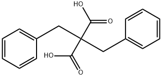 Dibenzylmalonic acid Structure