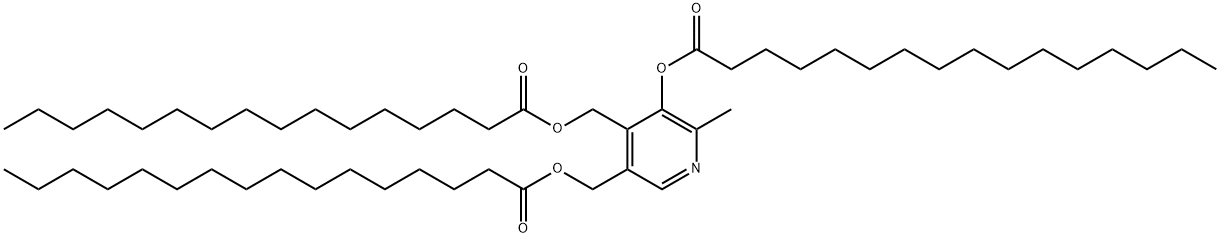 pyridoxine tripalmitate Struktur