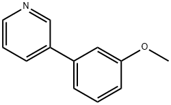 3-(3-メトキシフェニル)ピリジン 化学構造式