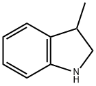 3-甲基-2,3-二氢-1H-吲哚, 4375-15-9, 结构式