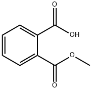 2-メトキシカルボニル安息香酸 化学構造式
