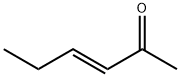 (E)-3-ヘキセン-2-オン 化学構造式