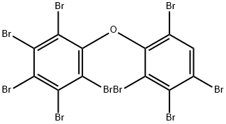 2,2',3,3',4,4',5,6,6'-九溴联苯醚 结构式