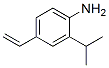 Benzenamine, 4-ethenyl-2-(1-methylethyl)- (9CI) Struktur