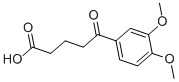 5-(3,4-二甲氧基苯基)-5-氧代戊酸,4378-55-6,结构式