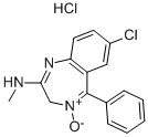 盐酸氯氮卓, 438-41-5, 结构式