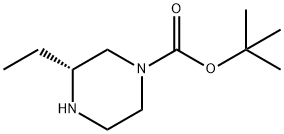 (R)-1-Boc- 3-ethyl-piperazine Structure