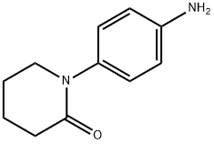 N-(4-氨基苯基)-2-哌啶酮 结构式