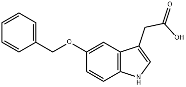 5-苄氧基吲哚-3-乙酸, 4382-53-0, 结构式