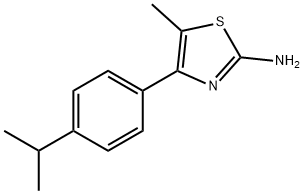 4-(4-ISOPROPYLPHENYL)-5-METHYL-1,3-THIAZOL-2-AMINE Struktur