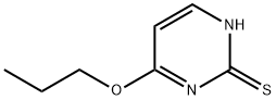 4-プロポキシピリミジン-2-チオール 化学構造式