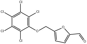 5-[(PENTACHLOROPHENOXY)METHYL]-2-FURALDEHYDE|5-[(2,3,4,5,6-五氯苯氧基)甲基]糠醛