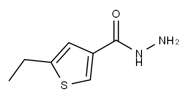 3-Thiophenecarboxylicacid,5-ethyl-,hydrazide(9CI) Structure