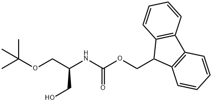 N-FMOC-(S)-2-AMINO-3-T-BUTOXY-1-PROPANOL Structure