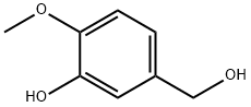 3-Hydroxy-4-methoxybenzyl alcohol Structure