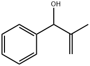 2-メチル-1-フェニル-2-プロペン-1-オール 化学構造式