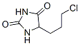2,4-Imidazolidinedione,  5-(3-chloropropyl)- Struktur