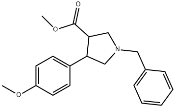Trans-methyl 1-benzyl-4-(4-methoxyphenyl)pyrrolidine-3-carboxylate|1-苄基-4-(4-甲氧基苯基)吡咯烷-3-羧酸甲酯