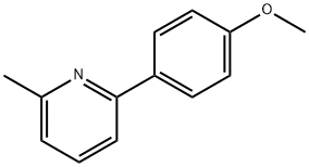 2-(4-METHOXYPHENYL)-6-METHYLPYRIDINE Struktur