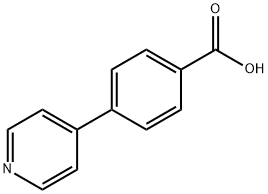 4-ピリド-4-イル安息香酸 化学構造式