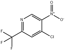 4-氯-5-硝基-2-三氟甲基吡啶, 438554-45-1, 结构式