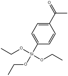 p-(TRIETHOXYSILYL)ACETOPHENONE Struktur