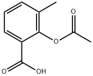2-(ACETYLOXY)-3-METHYLBENZOIC ACID Struktur