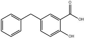 5-BENZYL-2-HYDROXY-BENZOIC ACID Struktur