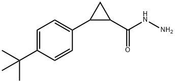 环丙烷卡巴肼,2-[4-(1,1-二甲基乙基)苯基]-, 438616-66-1, 结构式