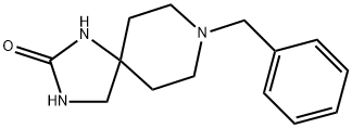 8-苄基-1,3,8-三氮杂螺[4,5]癸烷-2-酮, 438621-58-0, 结构式