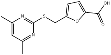 5-(4,6-DIMETHYL-PYRIMIDIN-2-YLSULFANYLMETHYL)-FURAN-2-CARBOXYLIC ACID price.