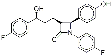 Ezetimibe-13C6 Structure