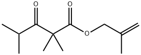 2,2,4-Trimethyl-3-oxovaleric acid 2-methylallyl ester Structure