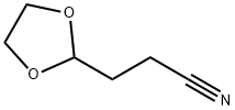 1,3-dioxolane-2-propiononitrile  Structure