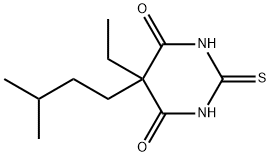 5-Ethyl-2,3-dihydro-5-(3-methylbutyl)-2-thioxo-4,6(1H,5H)-pyrimidinedione Structure